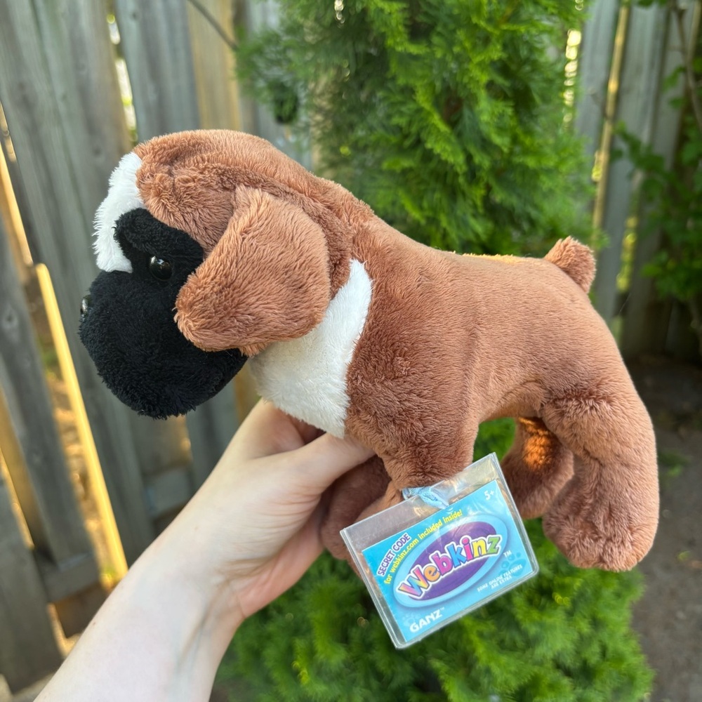 Webkinz Boxer Plush With Code